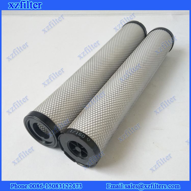 Replacement air compressor part inline filter cartridge 1/160V 575051059P